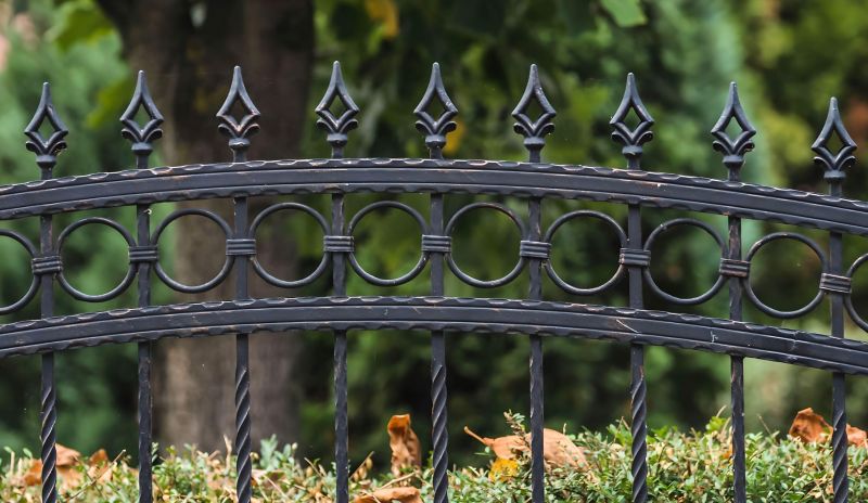 Custom Iron Fence Installation