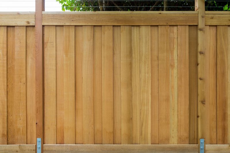 Wooden Dog Fence Installation